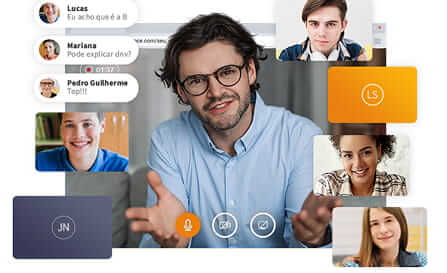 Tela da plataforma EADMeeting