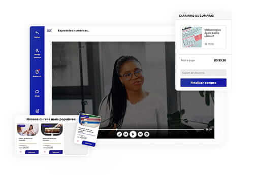 Tela da plataforma Tutor